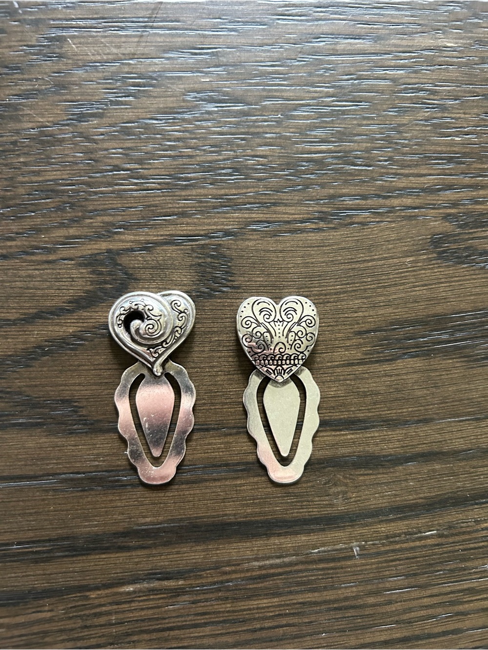 Brighton Retired Heart page Markers / Elevated Bookmarks.